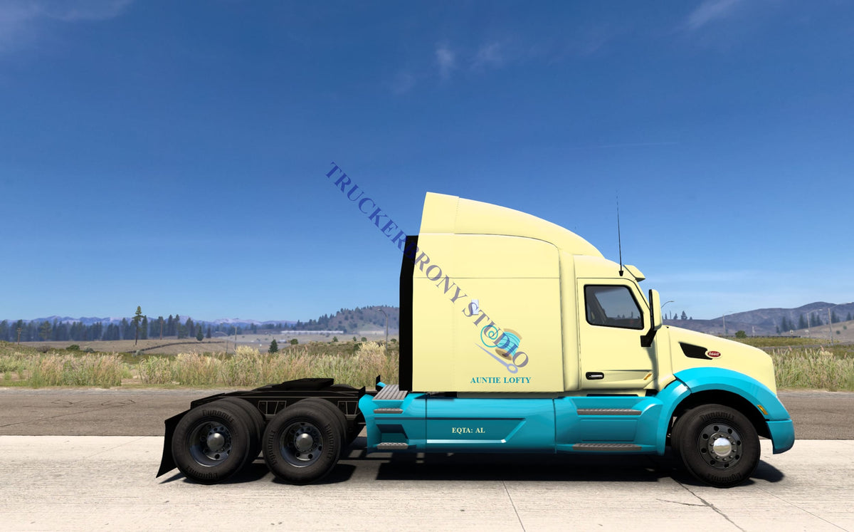 Auntie Lofty Peterbilt 579 (Digital Image) Digital Image