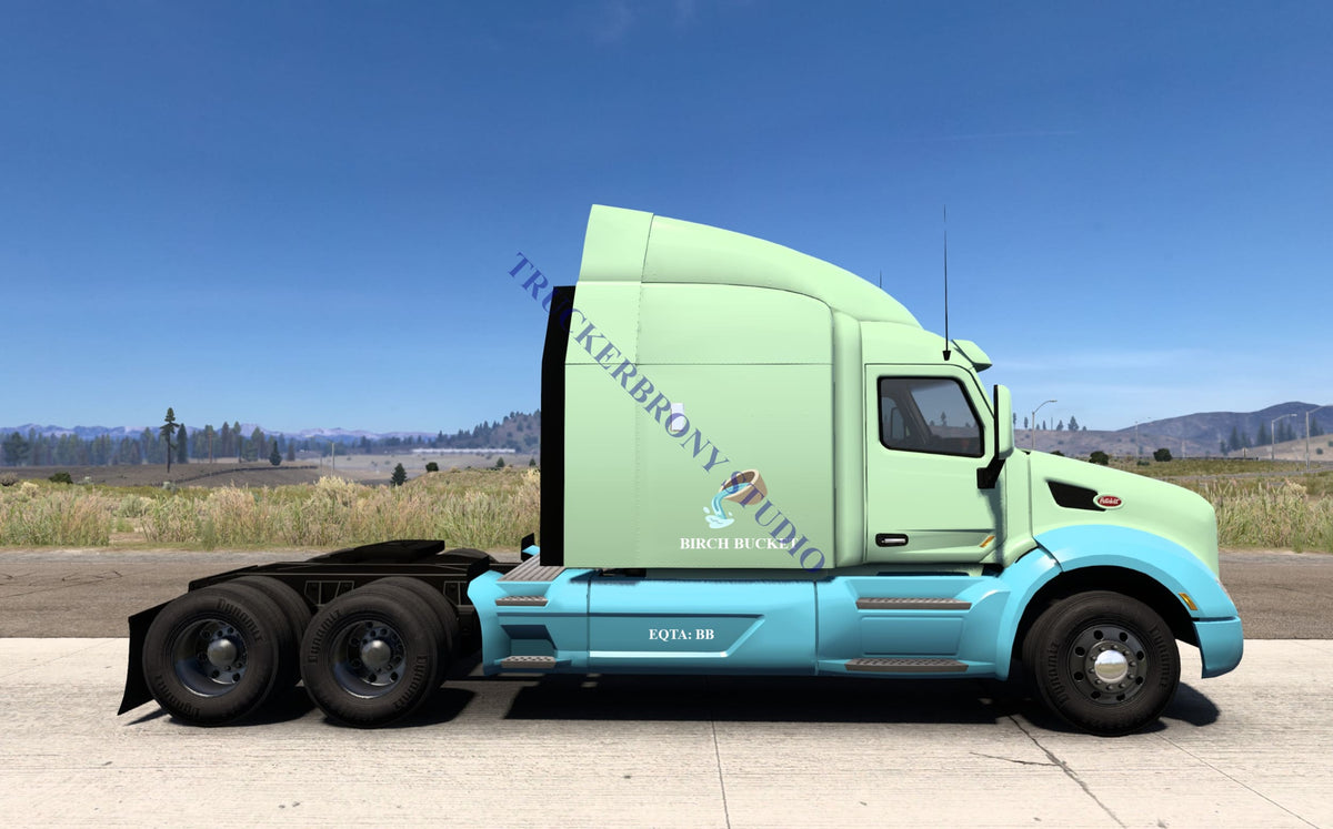 Birch Bucket Peterbilt 579 (Digital Image)