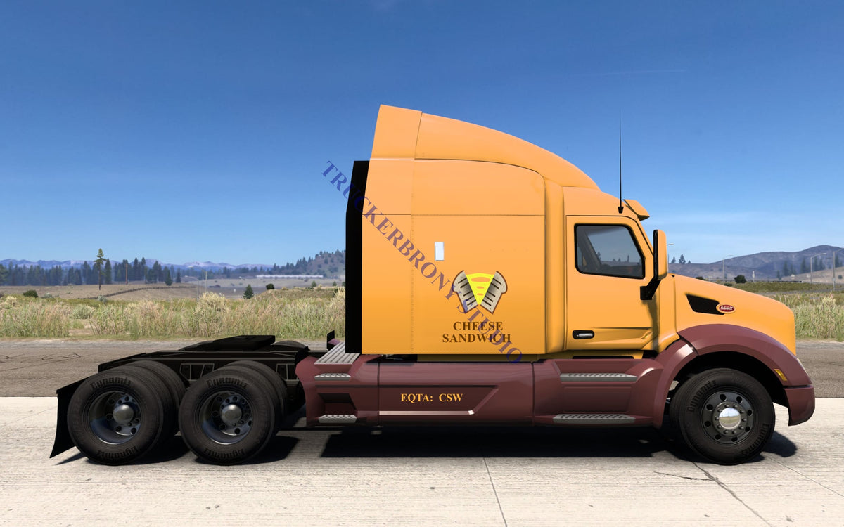 Cheese Sandwich Peterbilt 579 (Digital Image)