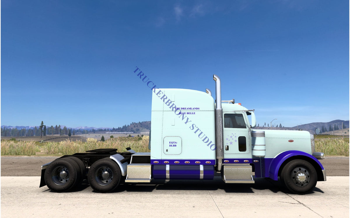 The Dreamlands (Blue Belle) Peterbilt 389 (Digital Image)