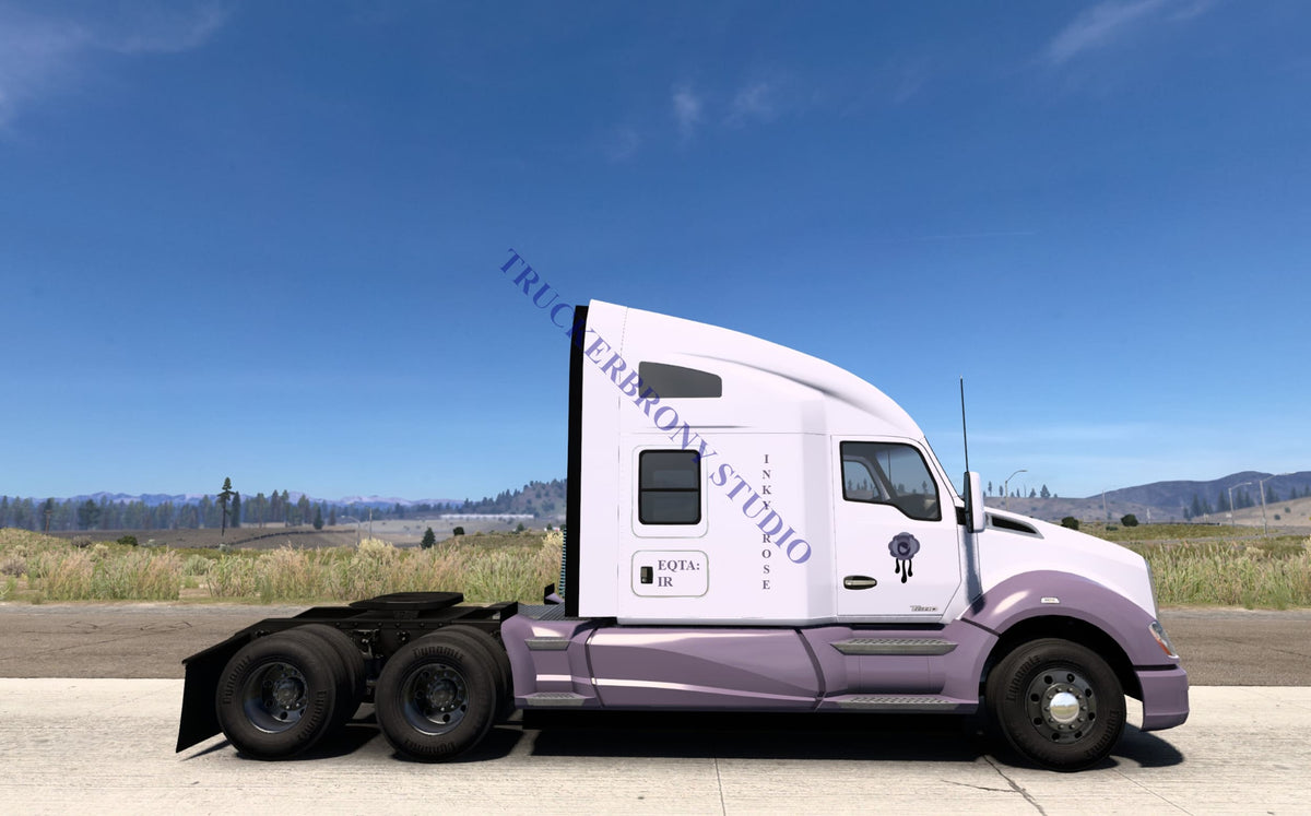 Inky Rose Kenworth T680 (Digital Image)