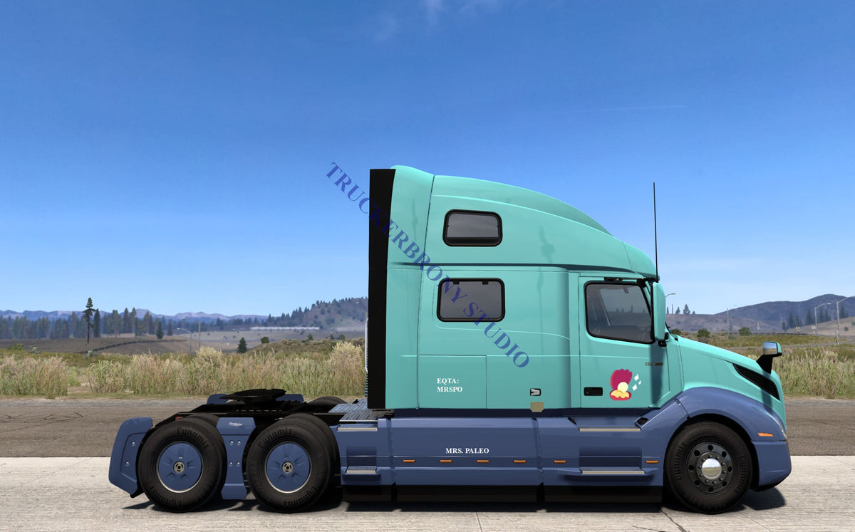 Mrs. Paleo Volvo VNL (Digital Image) Digital Image