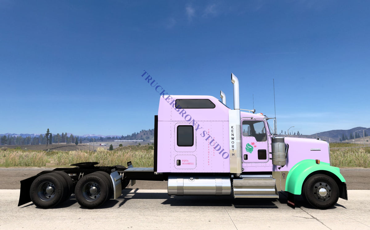 Pippsqueaks (Seashell) Kenworth W9000 (Digital Image) Digital Image