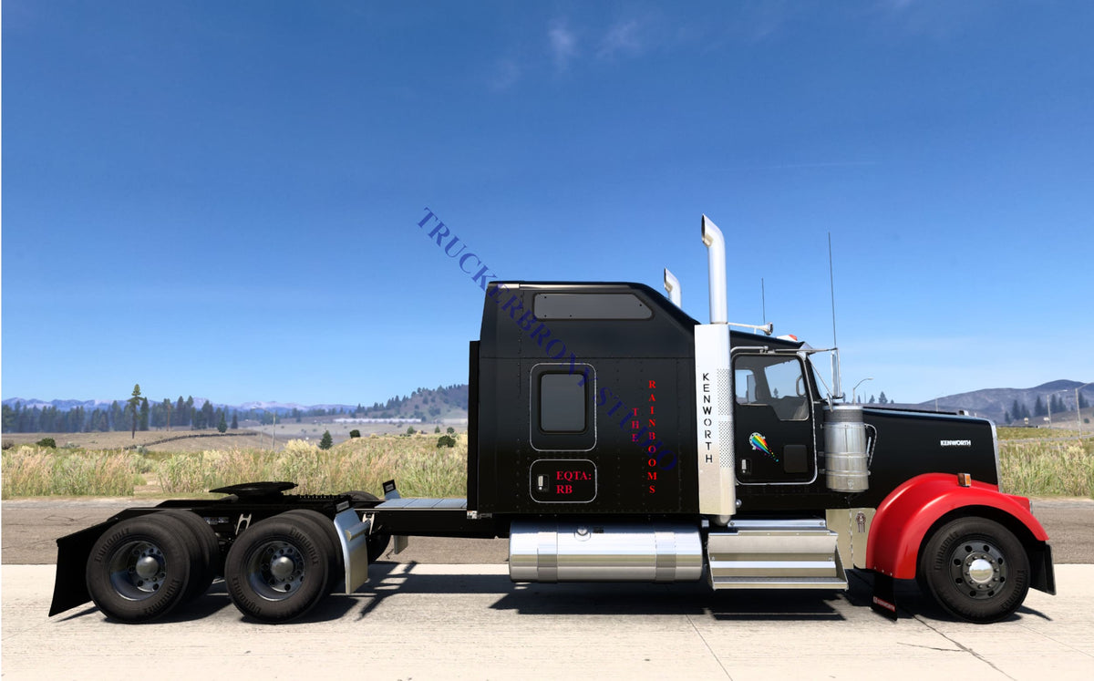 The Rainbooms Kenworth W9000 (Digital Image)