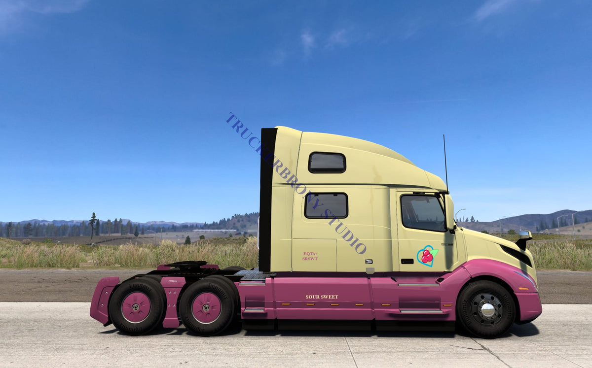 Sour Sweet Volvo VNL (Digital Image) Digital Image