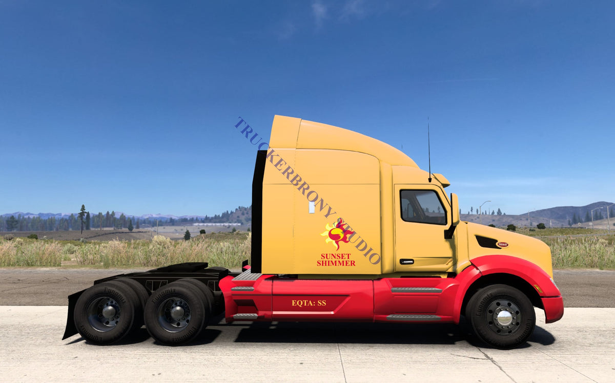 Sunset Shimmer Peterbilt 579 (Digital Image)