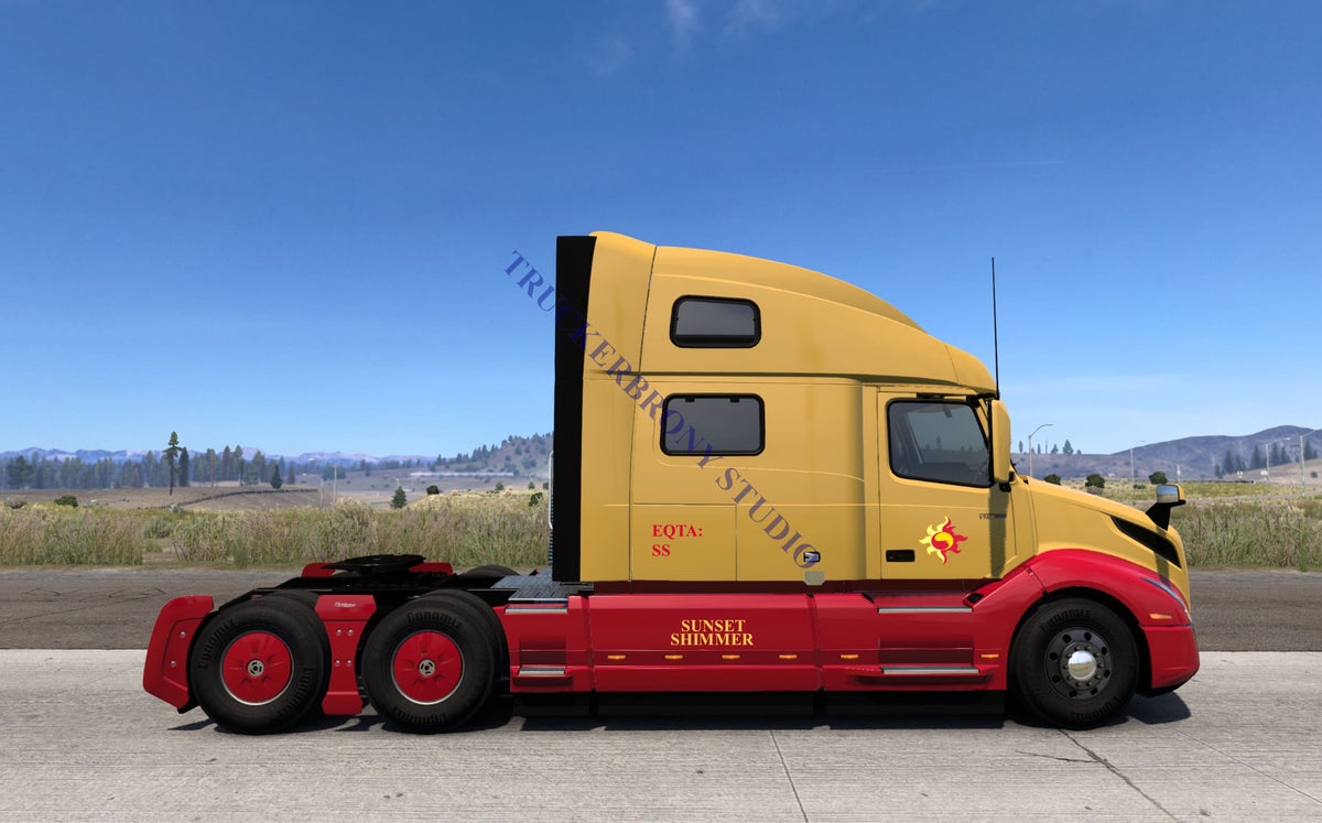 Sunset Shimmer Volvo Vnl (Digital Image)