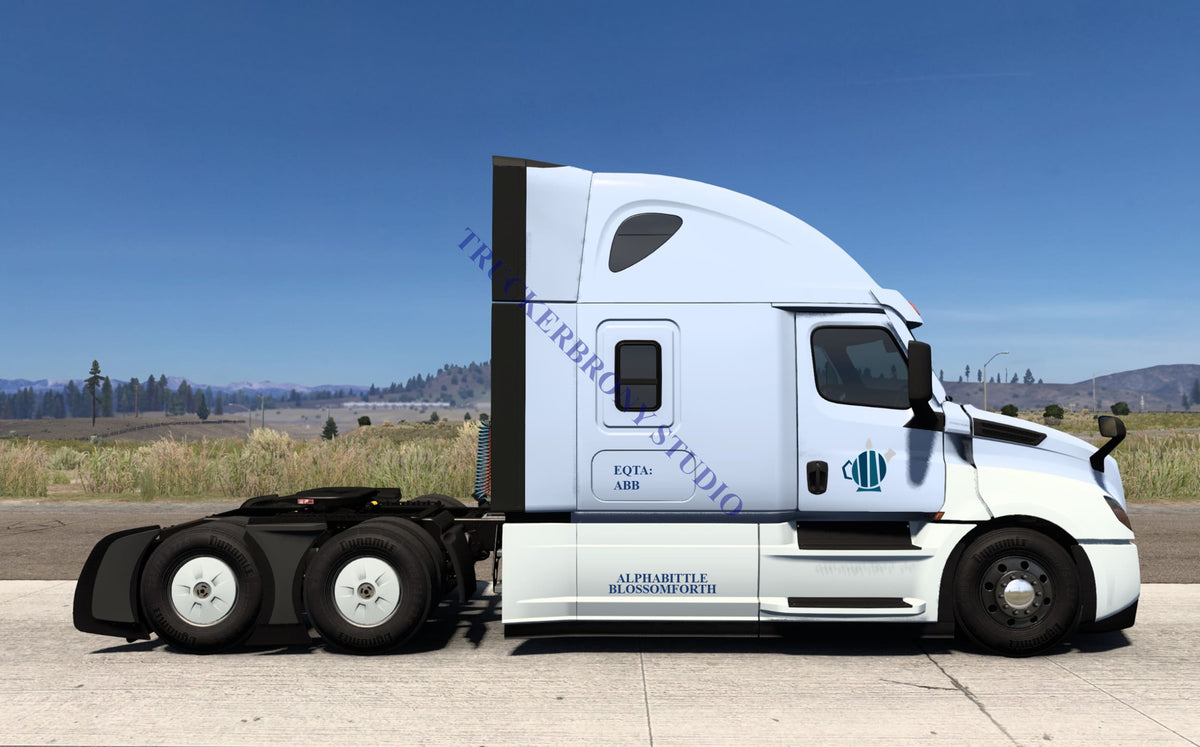 Alphabittle Blossomforth Freightliner Cascadia (Digital Image)