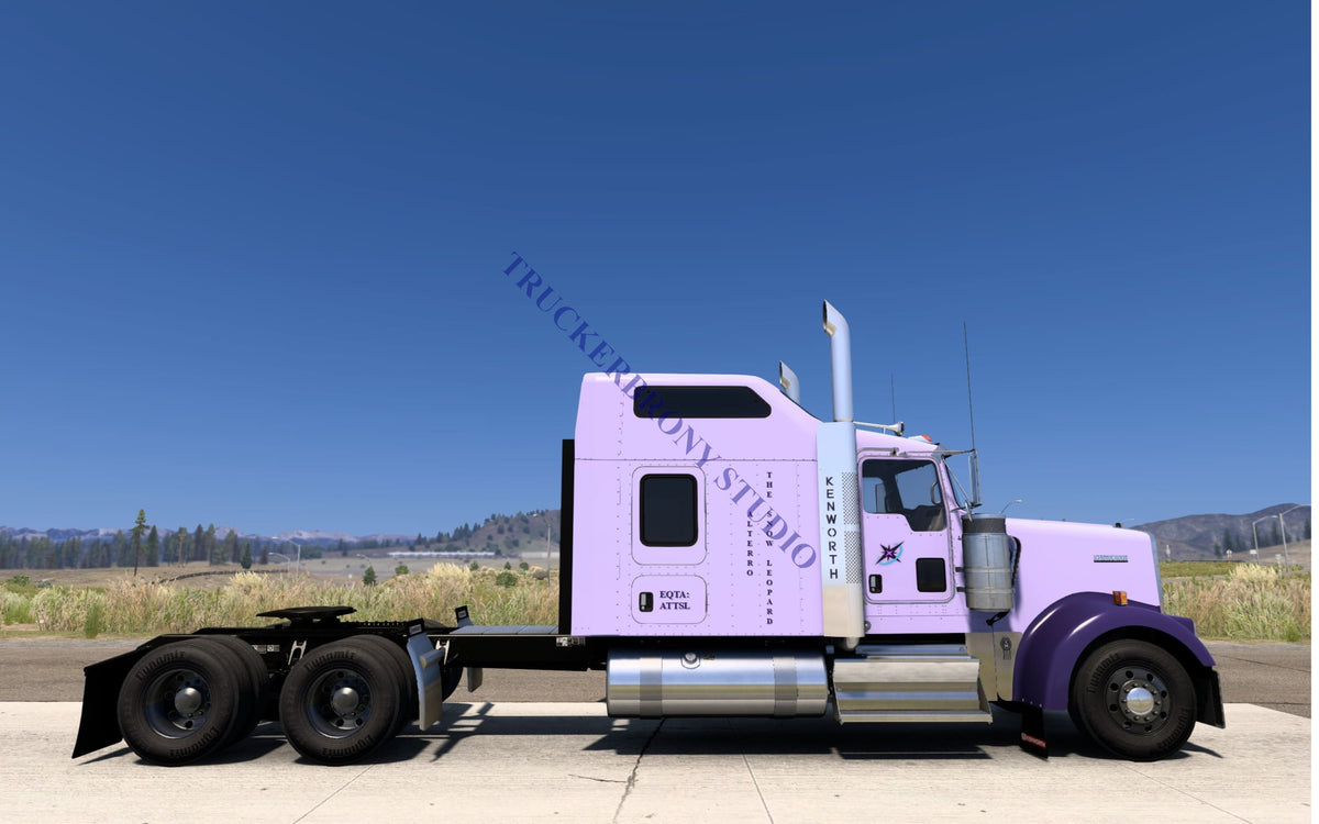 Alterro The Snow Leopard Kenworth W9000 (Digital Image) Digital Image