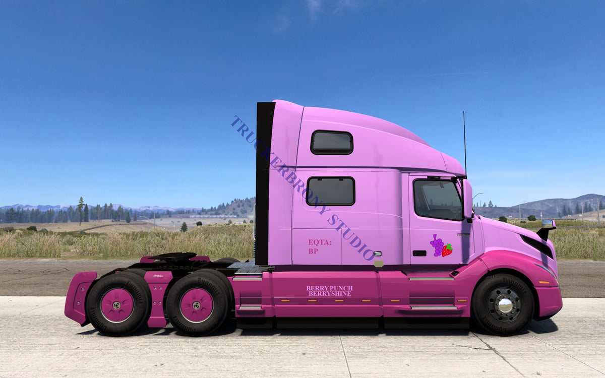Berry Punch Volvo Vnl (Digital Image)