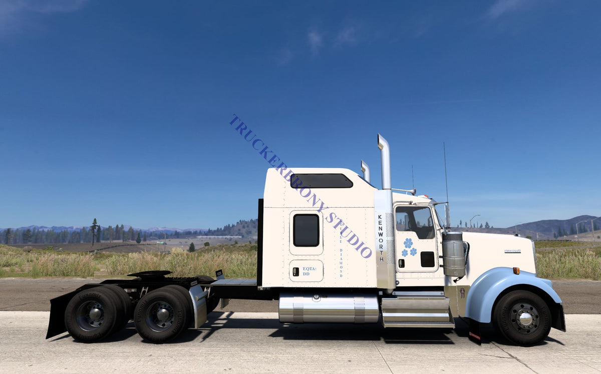 Double Diamond Kenworth W9000 (Digital Image) Digital Image