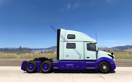 The Dreamlands (Blue Belle) Volvo Vnl (Digital Image)