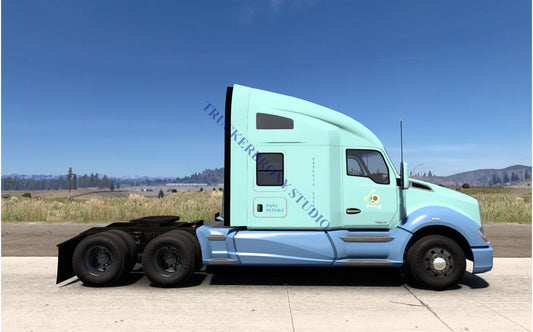 Petunia Paleo Kenworth T680 (Digital Image)