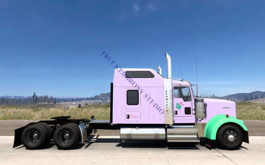 Pippsqueaks (Seashell) Kenworth W9000 (Digital Image) Digital Image