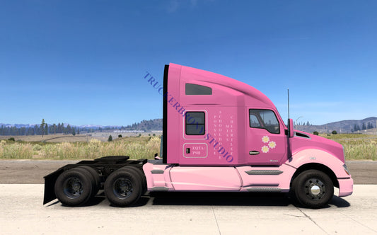 Ponyville Schoolhouse Miss Cheerilee Kenworth T680 (Digital Image)