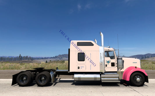 Princess Amore Kenworth W9000 (Digital Image) Digital Image