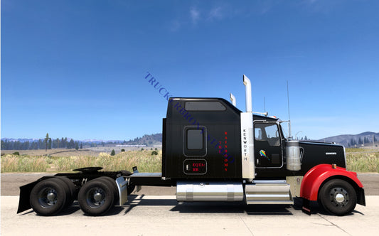 The Rainbooms Kenworth W9000 (Digital Image)