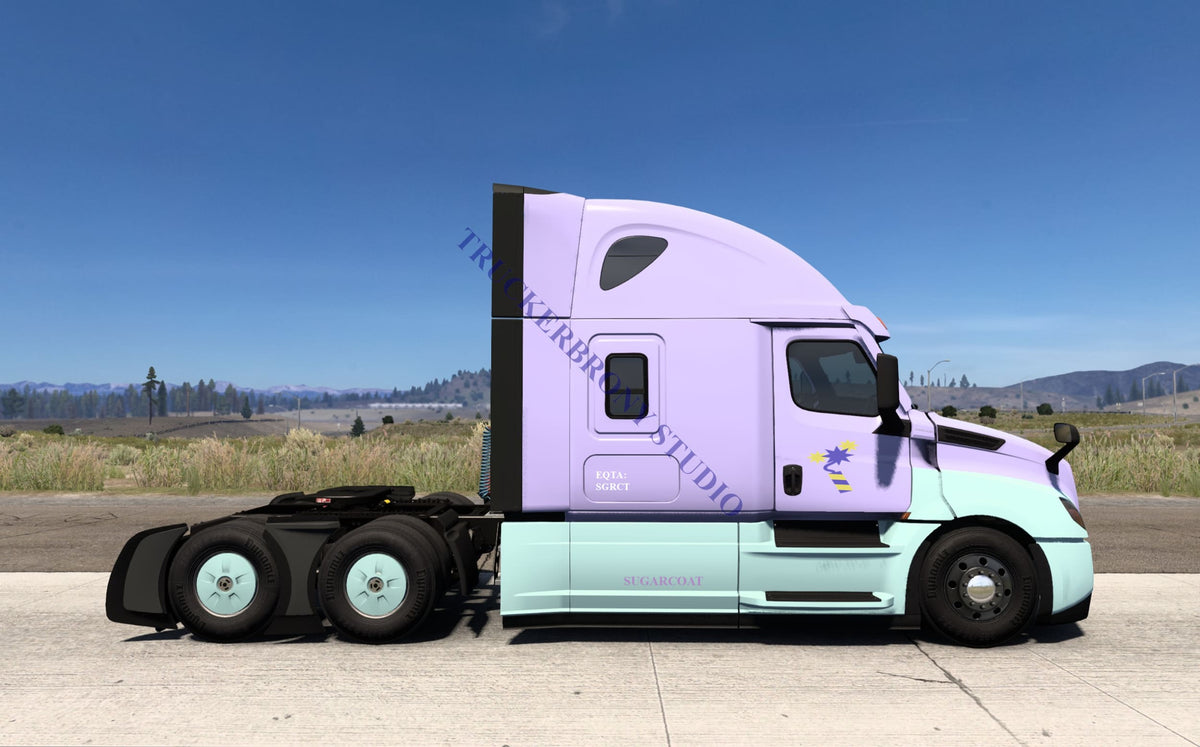 Sugarcoat Freightliner Cascadia (Digital Image) Digital Image
