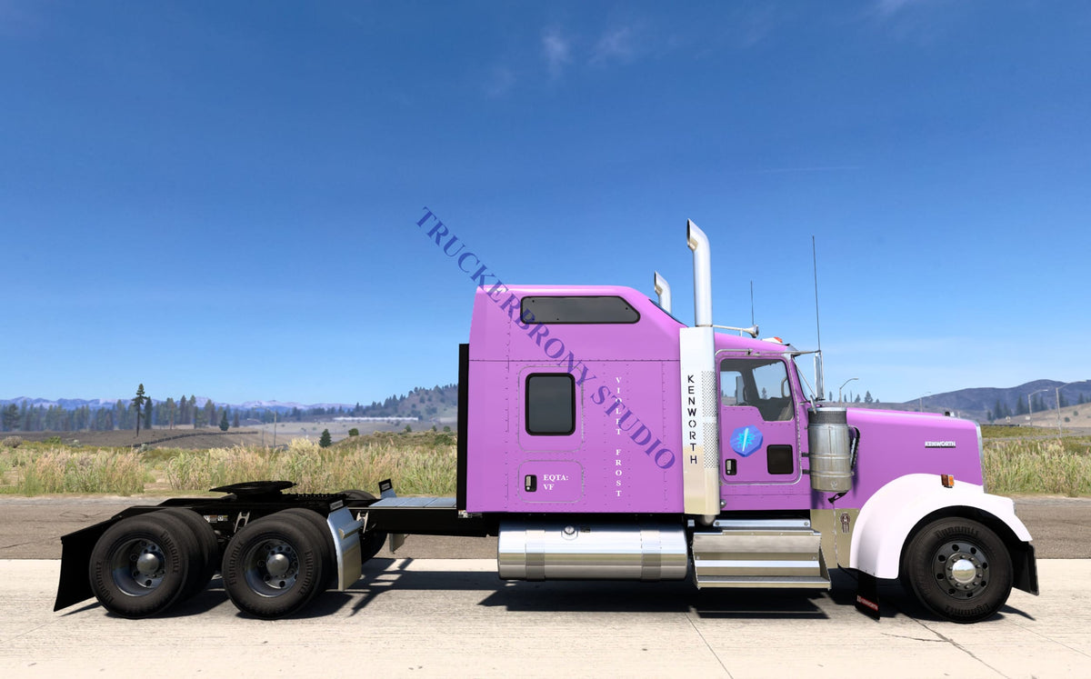 Violet Frost Kenworth W9000 (Digital Image)
