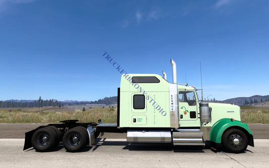 Wallflower Blush Kenworth W9000 (Digital Image) Digital Image