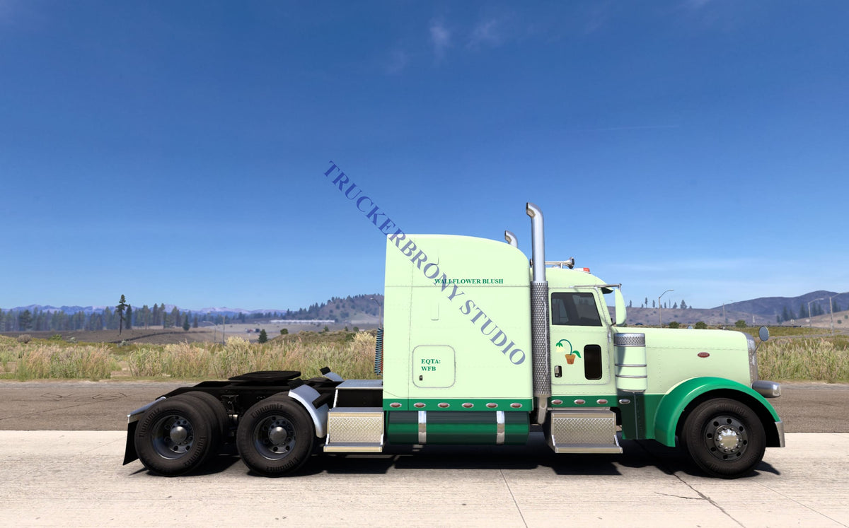 Wallflower Blush Peterbilt 389 (Digital Image) Digital Image