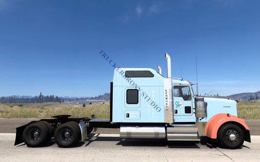 Windy Whistles Kenworth W9000 (Digital Image)
